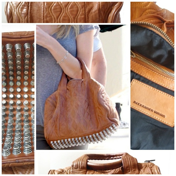 *SOLD* Alexander Wang Quilted Rocco Bag Brown - Picture 7 of 8